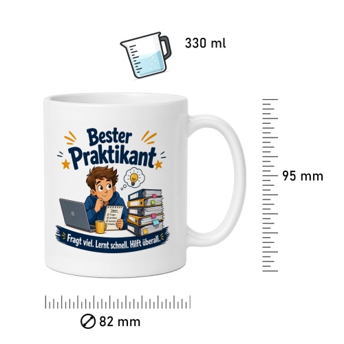 Tasse »Bester Praktikant«