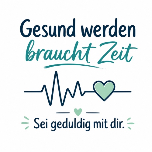 Tasse »Gesund werden braucht Zeit«