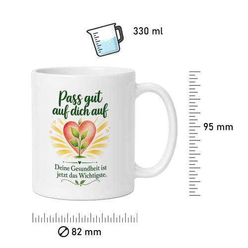 Tasse »Pass gut auf dich auf«