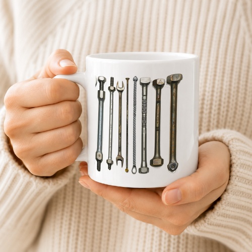 Tasse »Werkzeug-Motiv für Handwerker«