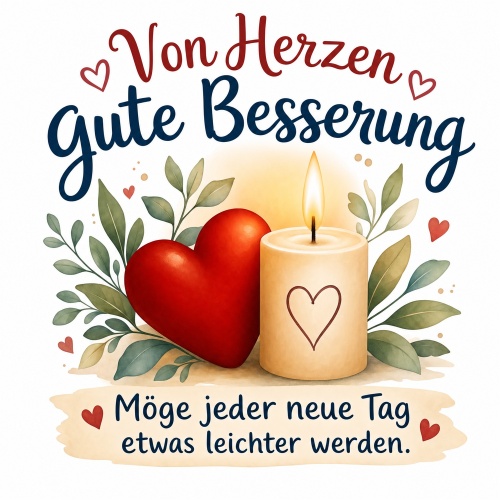 Tasse »Von Herzen Gute Besserung«