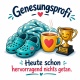 Tasse »Genesungsprofi – Heute schon hervorragend nichts getan«