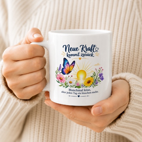 Tasse »Neue Kraft kommt zurück«