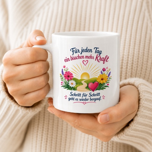 Tasse »Für jeden Tag ein bisschen mehr Kraft«
