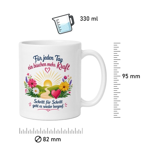 Tasse »Für jeden Tag ein bisschen mehr Kraft«