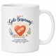 Tasse »Gute Besserung – Herz & Blumen«