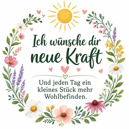 Tasse »Ich wünsche dir neue Kraft«