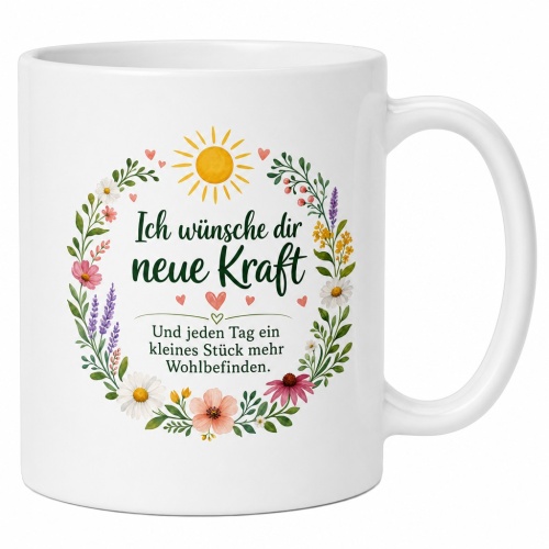 Tasse »Ich wünsche dir neue Kraft«