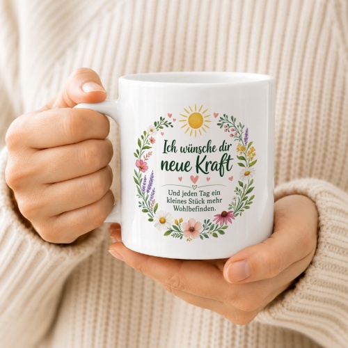 Tasse »Ich wünsche dir neue Kraft«