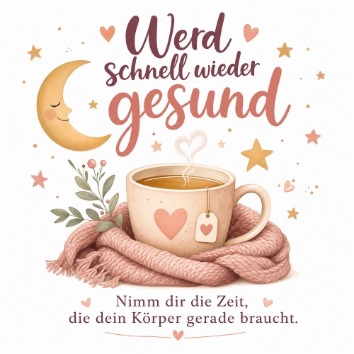 Tasse »Werd schnell wieder gesund«