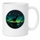 Tasse »Dinosaurier bei Meteoritennacht«