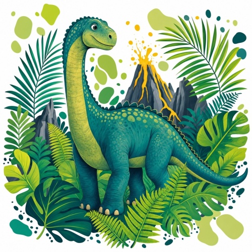 Tasse »Dinosaurier im Dschungel«