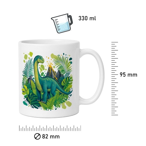 Tasse »Dinosaurier im Dschungel«