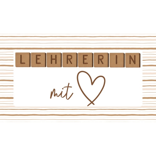 Tasse »Lehrerin mit Herz«