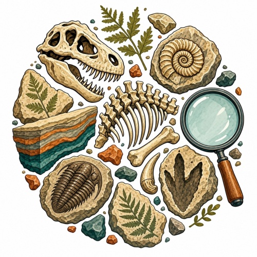 Tasse »Fossilien & Dinosaurier-Motiv«