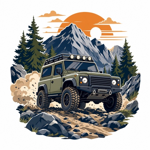 Tasse »Offroad Abenteuer im Gebirge«