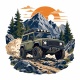 Tasse »Offroad Abenteuer im Gebirge«