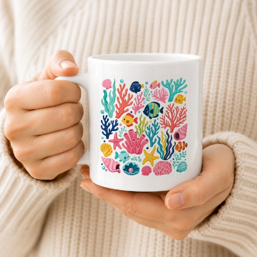 Tasse »Bunte Unterwasserwelt«