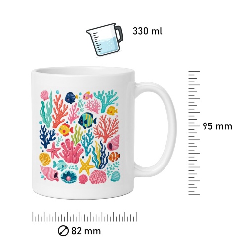 Tasse »Bunte Unterwasserwelt«