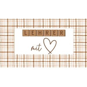 Tasse "Lehrer mit Herz"