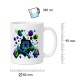 Tasse »Pixelwelt Portal & Würfel«