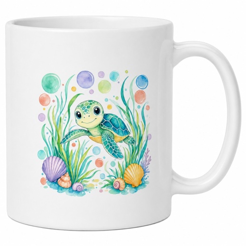 Tasse »Süße Meeresschildkröte im...