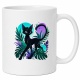Tasse »Schwarze Katze im Dschungel«