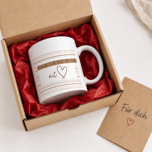 Tasse »Erzieherin mit Herz«
