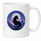 Tasse »Schwarzes Pferd im Mondlicht«