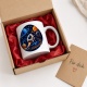 Tasse »Weltraum mit Rakete & Planeten«