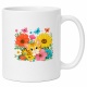 Tasse »Katze im Blumenmeer«