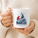 Tasse »Segelboot mit Name Marcus«