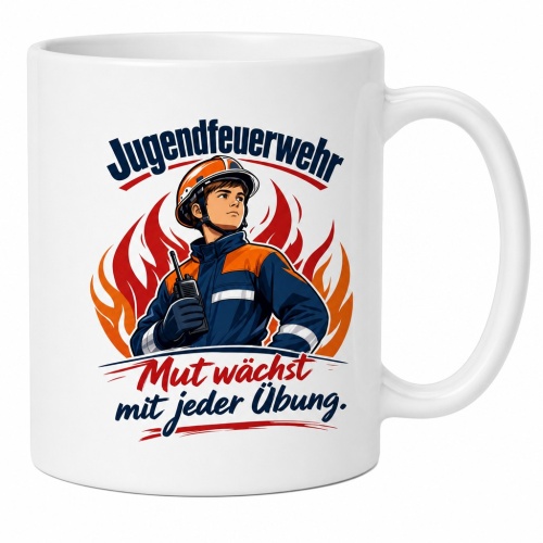 Tasse »Mut wächst mit jeder Übung«...