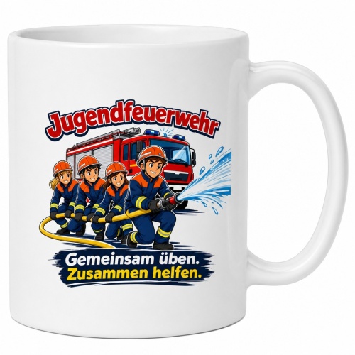 Tasse »Gemeinsam üben. Zusammen helfen.«...