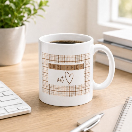 Tasse »Erzieher mit Herz«