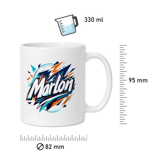 Tasse »Marlon Comic-Design«