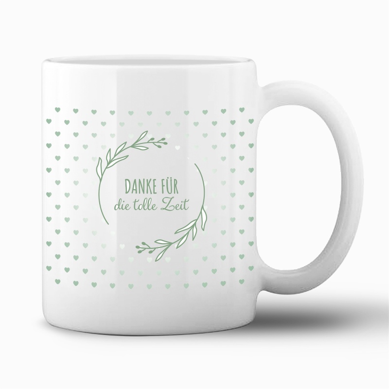 Tasse "Danke für die tolle Zeit"