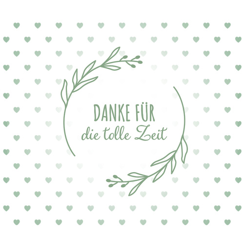 Tasse »Danke für die tolle Zeit«