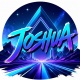 Tasse »Joshua Retro Neon Design«