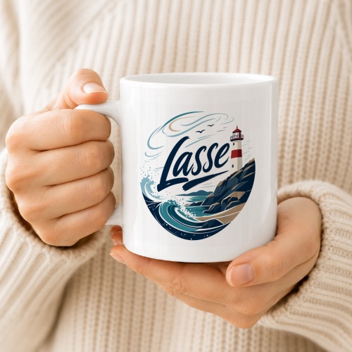 Tasse »Lasse Leuchtturm & Meer«