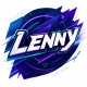 Tasse »Lenny – moderner Name im Grafikstil«