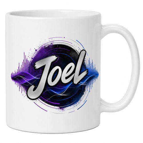 Tasse »Joel« mit modernem Wellenmotiv