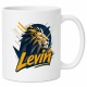 Tasse »Löwe mit Name Levin«