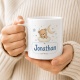 Tasse »Bärchen auf Wolke mit Namen Jonathan«