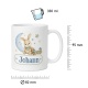Tasse »Hase, Mond & Name Johann«