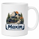 Tasse »Abenteuer Offroad mit Name Maxim«