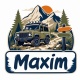 Tasse »Abenteuer Offroad mit Name Maxim«