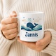 Tasse »Wal mit Name Jannis«