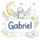 Tasse »Gabriel mit Vogel und Mond«