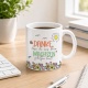 Tasse »Danke dass du uns beim Wachsen...«
